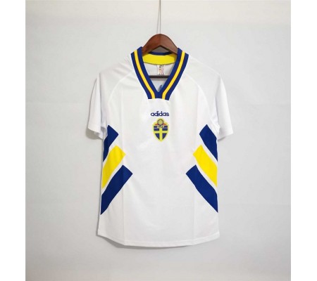 Sweden 1994 World Cup Away White Soccer Jersey